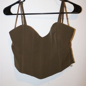 Zara Corset Crop Top